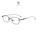  Gọng kính Zay Eyewear 31265 dáng chữ nhật kim loại phong cách Hàn Quốc 