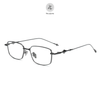 Gọng kính Zay Eyewear 31265 dáng chữ nhật kim loại phong cách Hàn Quốc