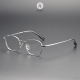  Gọng kính Zay Eyewear 124210 dáng vuông titanium phong cách Hàn Quốc 
