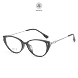  Gọng kính Zay Eyewear P30559 dáng mắt mèo nhựa TR90 phong cách Hàn Quốc 
