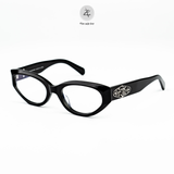  Gọng kính Chrome Hearts CH8295 dáng mắt mèo nhựa acetate cao cấp fullbox 