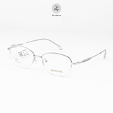  Gọng kính xẻ cước Sedonna 2547 dáng mắt mèo titanium chính hãng 