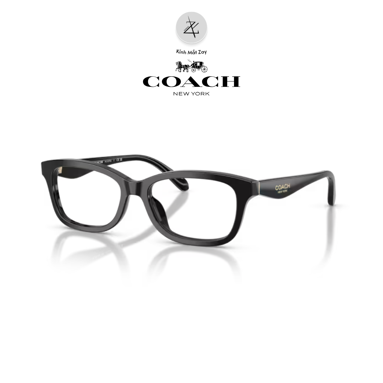  Gọng kính Coach 0HC6275U dáng chữ nhật nhựa Acetate chính hãng fullbox 