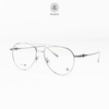 Gọng kính Chrome Hearts CH5200 dáng phi công titanium cao cấp fullbox