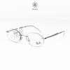  Gọng kính khoan không viền RayBan RB3767V dáng oval chính hãng fullbox 