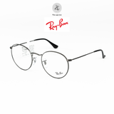  Gọng kính RayBan 0RX3447V dáng tròn kim loại chính hãng fullbox 