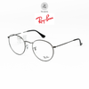Gọng kính RayBan 0RX3447V dáng tròn kim loại chính hãng fullbox