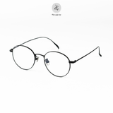  Gọng kính Zay Eyewear 8807 dáng tròn titanium phong cách Hàn Quốc 