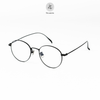Gọng kính Zay Eyewear 8807 dáng tròn titanium phong cách Hàn Quốc