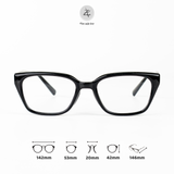  Gọng kính Zay Eyewear TR23137 dáng mắt mèo TR90 phong cách Hàn Quốc 