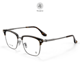  Gọng kính nửa khung Chrome Hearts CH5543 dáng vuông titanium cao cấp fullbox 