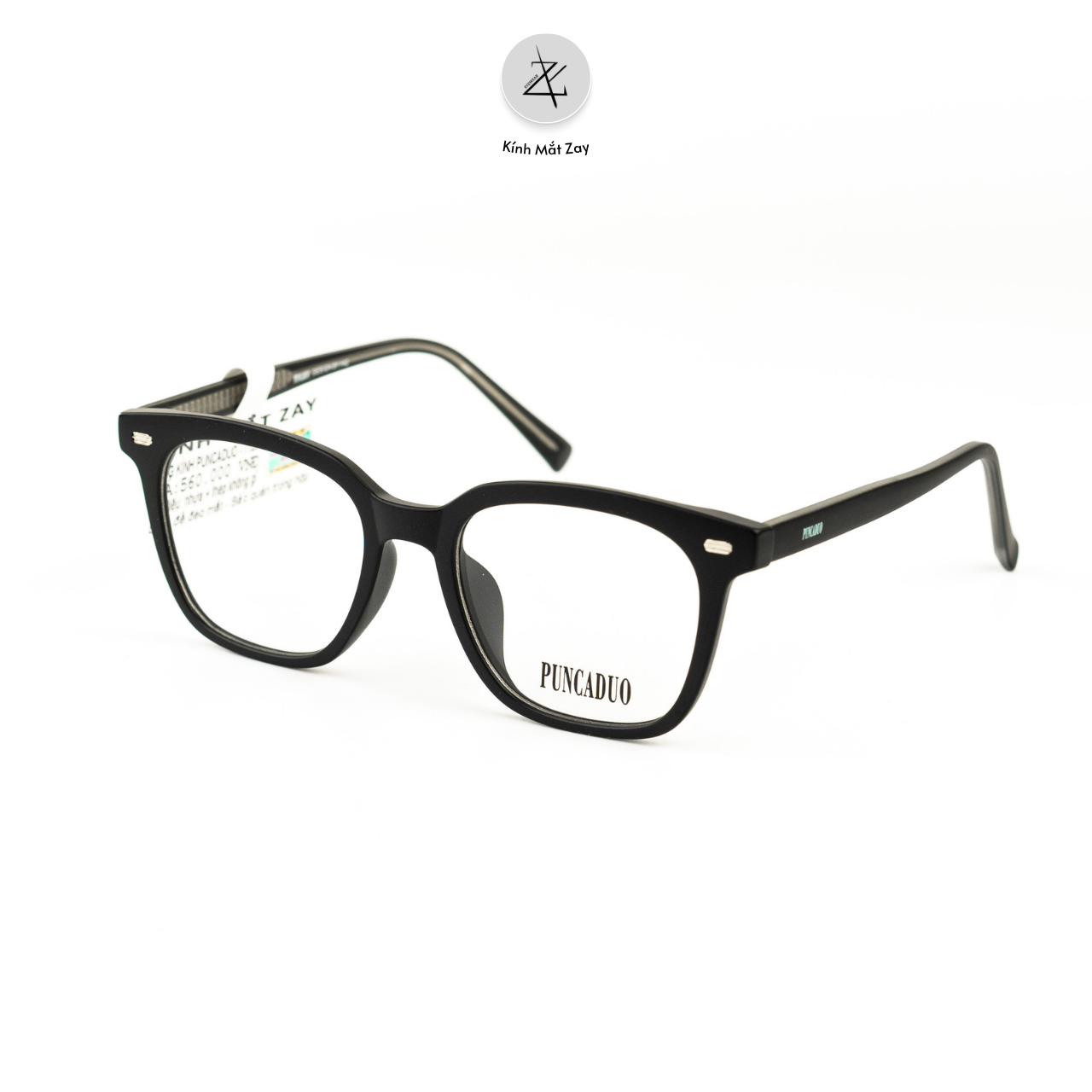  Gọng kính Puncaduo 7120 dáng vuông nhựa TR90 dẻo chính hãng 