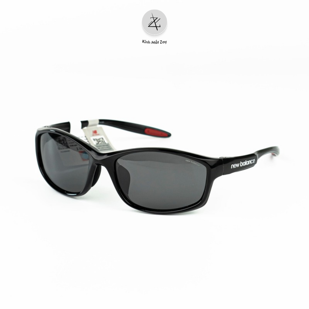  Kính mát New Balance NB08139X dáng chữ nhật phân cực polarized nhựa TR90 chính hãng fullbox 