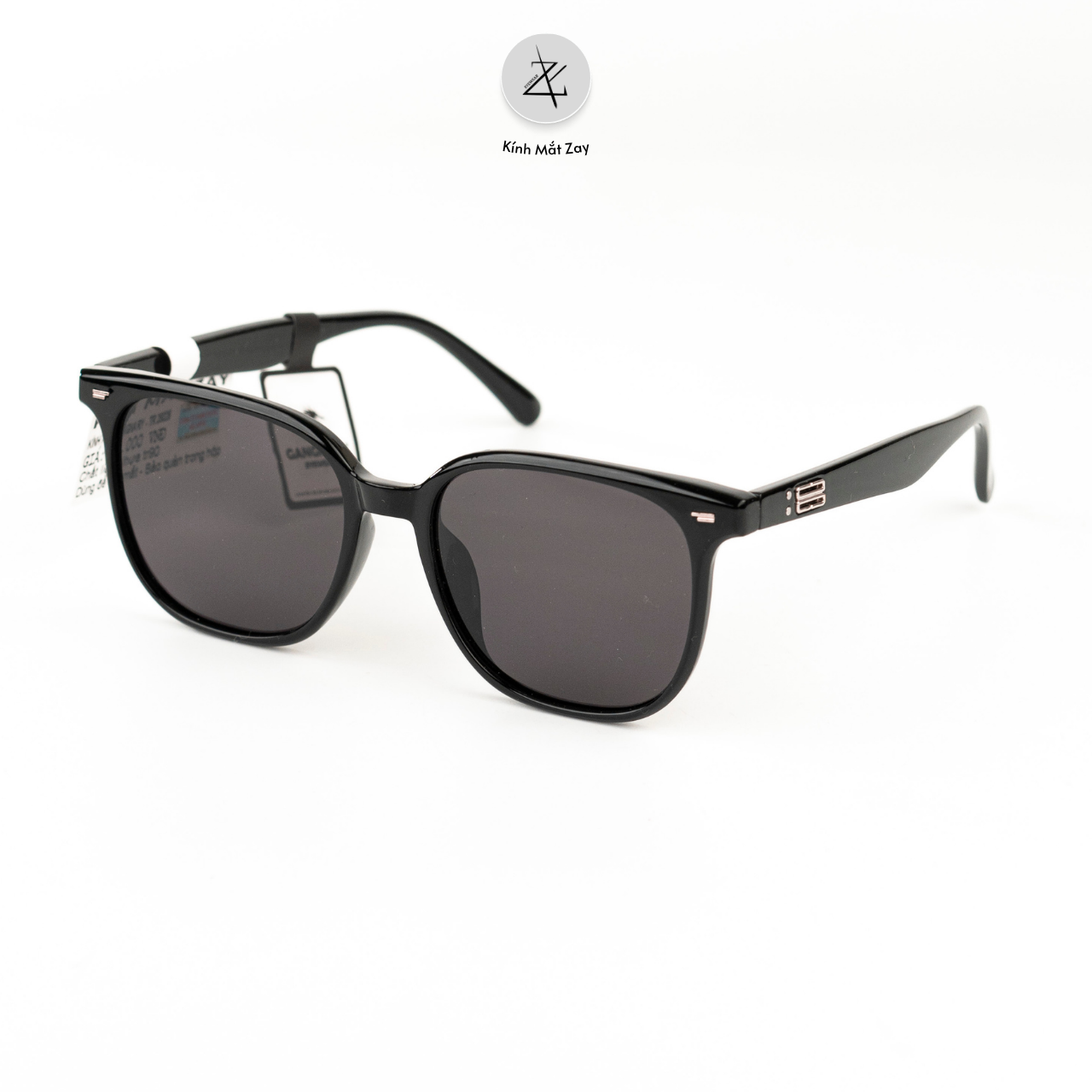  Kính mát phân cực polarized Gangnary TR28026 dáng vuông TR90 chính hãng 
