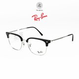  Gọng kính nửa khung RayBan 0RX7216 dáng vuông kim loại chính hãng fullbox 