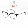 Gọng kính nửa khung RayBan 0RX7216 dáng vuông kim loại chính hãng fullbox