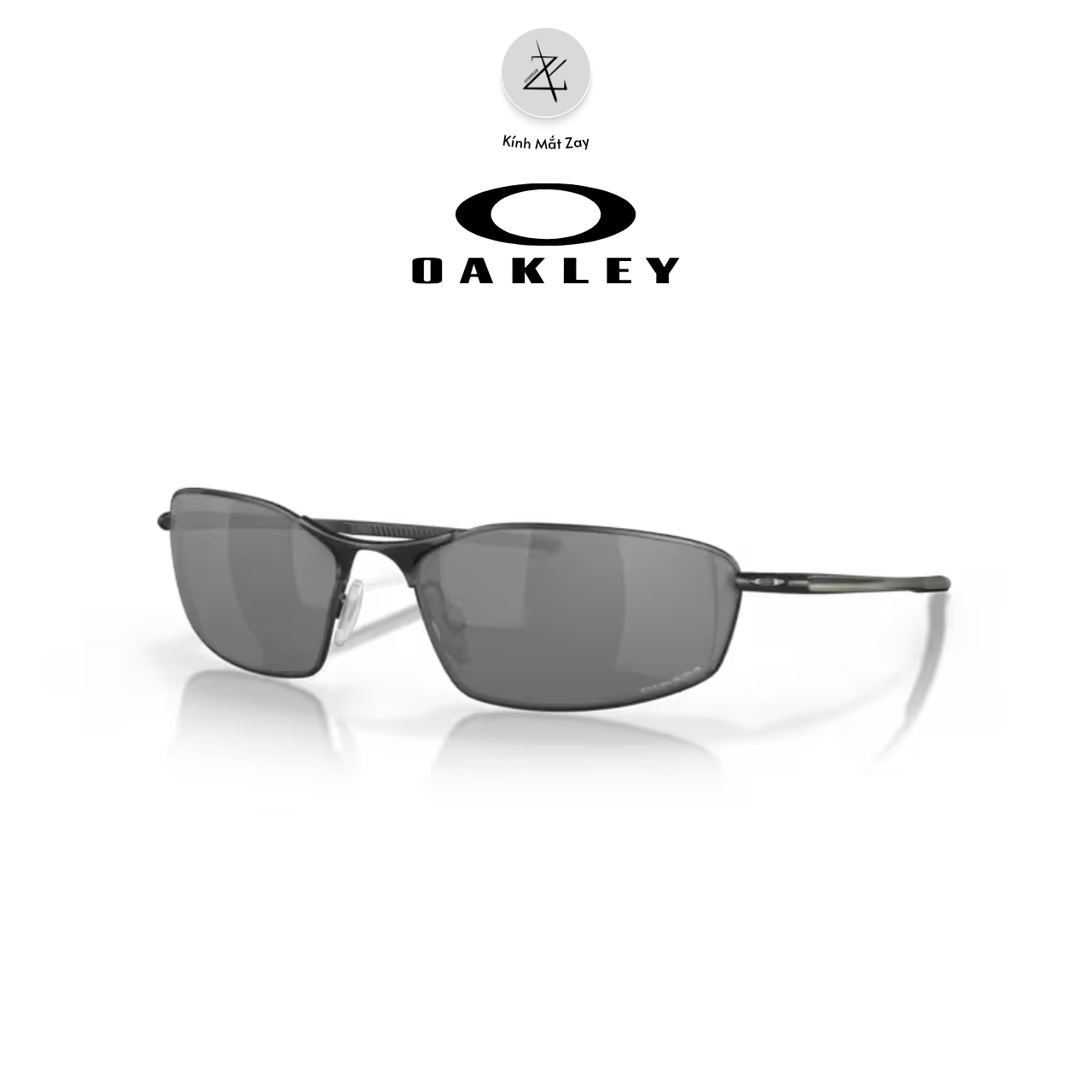  Kính mát thể thao Oakley Whisker 0OO4141 dáng oval  kim loại C-5™ Alloy chính hãng fullbox 