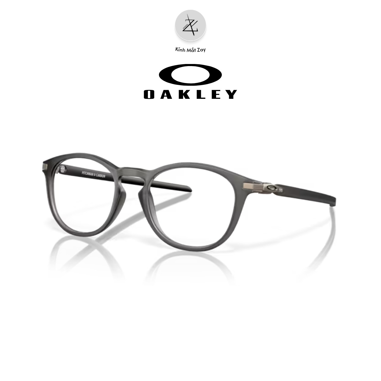  Gọng kính thể thao Oakley Pitchman R Carbon 0OX8149 dáng tròn O Matter™ & Carbon Fiber chính hãng fullbox 