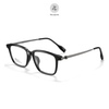Gọng kính Zay Eyewear MAX 010 dáng vuông acetate & titanium phong cách Hàn Quốc