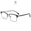 Gọng kính Zay Eyewear 85001 dáng vuông nửa khung Titanium phong cách Hàn Quốc