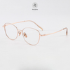 Gọng kính Zay Eyewear 33023 dáng mắt mèo titanium phong cách Hàn Quốc