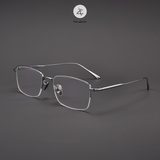  Gọng kính xẻ cước 1907 dáng chữ nhật titanium cao cấp 
