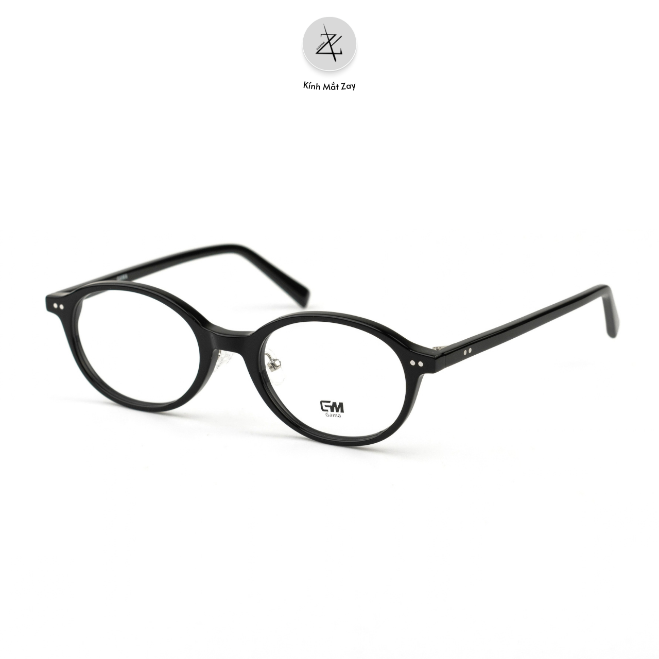  Gọng kính GAMA BC-2062 dáng tròn nhựa acetate chính hãng 