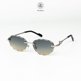  Gọng khoan không viền Cartier CT02602j dáng oval titanium cao cấp fullbox 