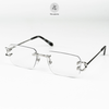 Gọng khoan không viền Size To CT0829S dáng đa giác titanium cao cấp