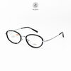 Gọng kính CRV 5505 dáng oval nhựa TR90 + Tianium dẻo chính hãng