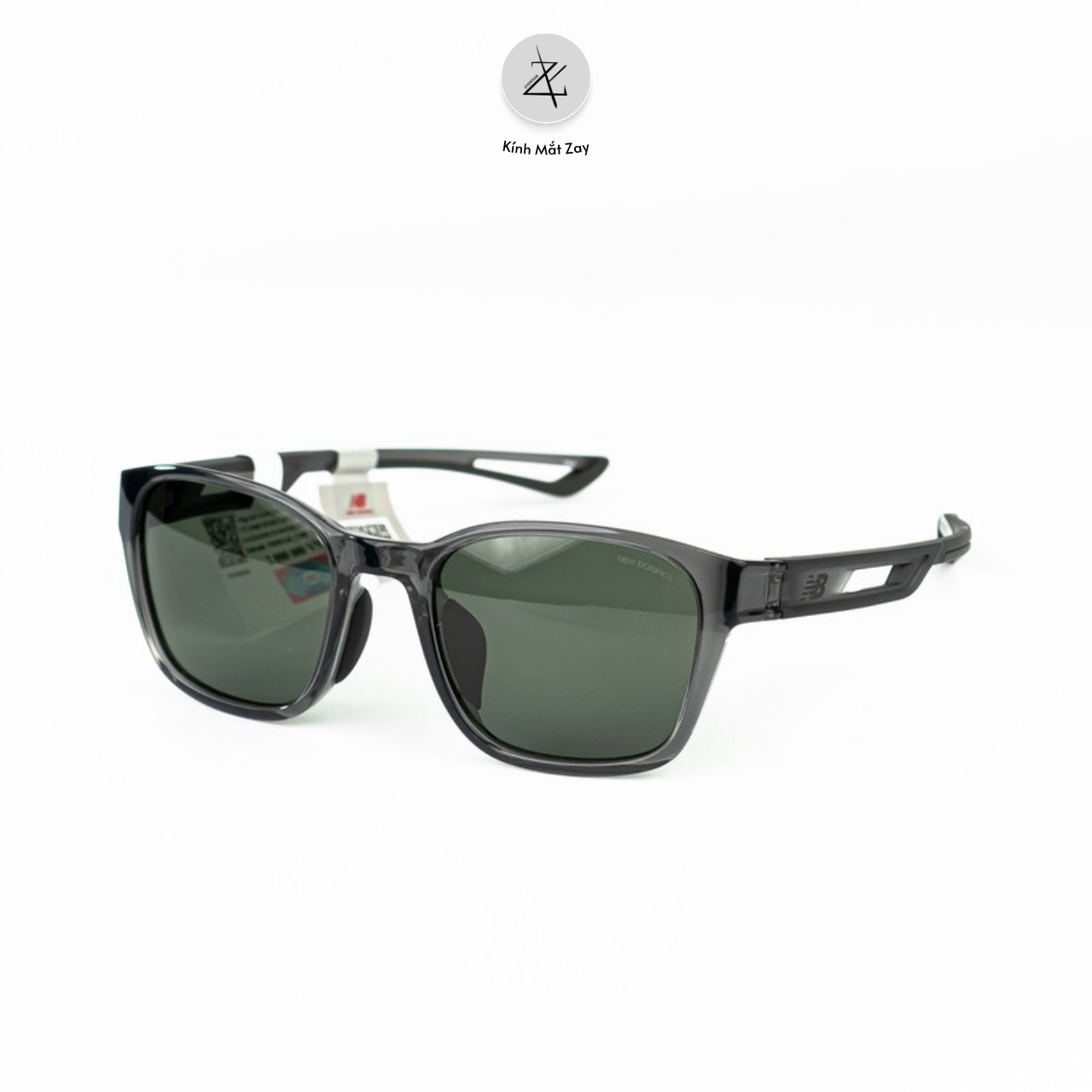  Kính mát New Balance NB08124Z dáng vuông phân cực polarized nhựa TR90 chính hãng fullbox 