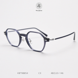 Gọng kính Zay Eyewear KBT 98854 dáng đa giác TR90 phong cách Hàn Quốc