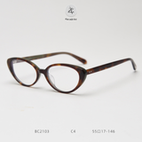  Gọng kính Zay Eyewear BC 2103 dáng mắt mèo nhựa acetate phong cách hàn quốc 