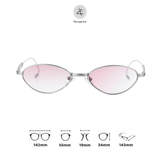  Gọng kính Gentle Monster MM216 dáng oval titanium cao cấp fullbox 