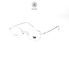 Gọng khoan không viền GAMA MY9047 dáng mắt mèo Titanium chính hãng