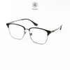 Gọng kính Zay Eyewear T 18320 dáng vuông nửa khung Titanium phong cách Hàn Quốc