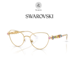 Gọng kính Swarovski 0SK1024 404M dáng mắt mèo kim loại chính hãng fullbox