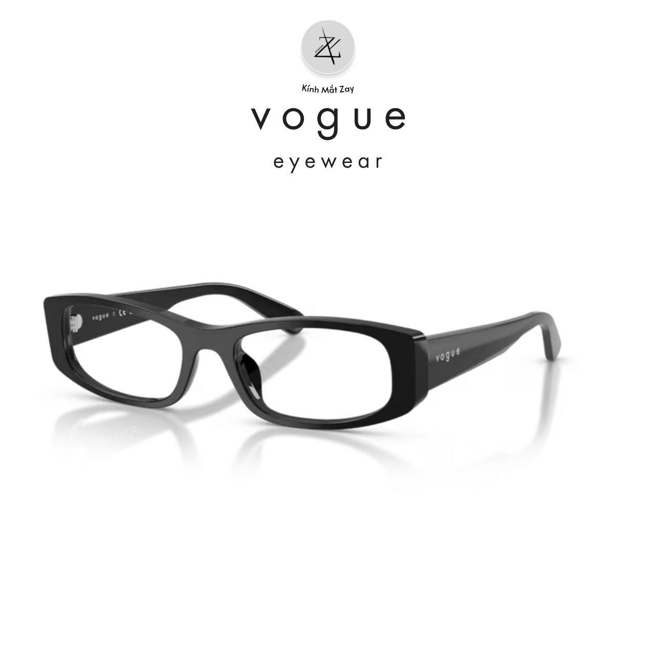  Gọng kính Vogue 0VO5699U dáng oval nhựa Acetate chính hãng fullbox 