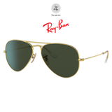  Kính mát RayBan 0RB3025 dáng phi công kim loại chính hãng fullbox 