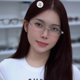  Gọng kính Gentle Monster Lolos dáng oval titanium cao cấp fullbox 