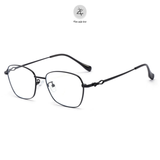  Gọng kính Zay Eyewear M90178 dáng đa giác kim loại phong cách hàn quốc 