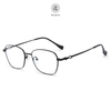Gọng kính Zay Eyewear M90178 dáng đa giác kim loại phong cách hàn quốc