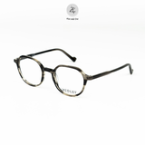  Gọng kính Zay Eyewear Kaki dáng đa giác nhựa acetate phong cách Hàn Quốc 
