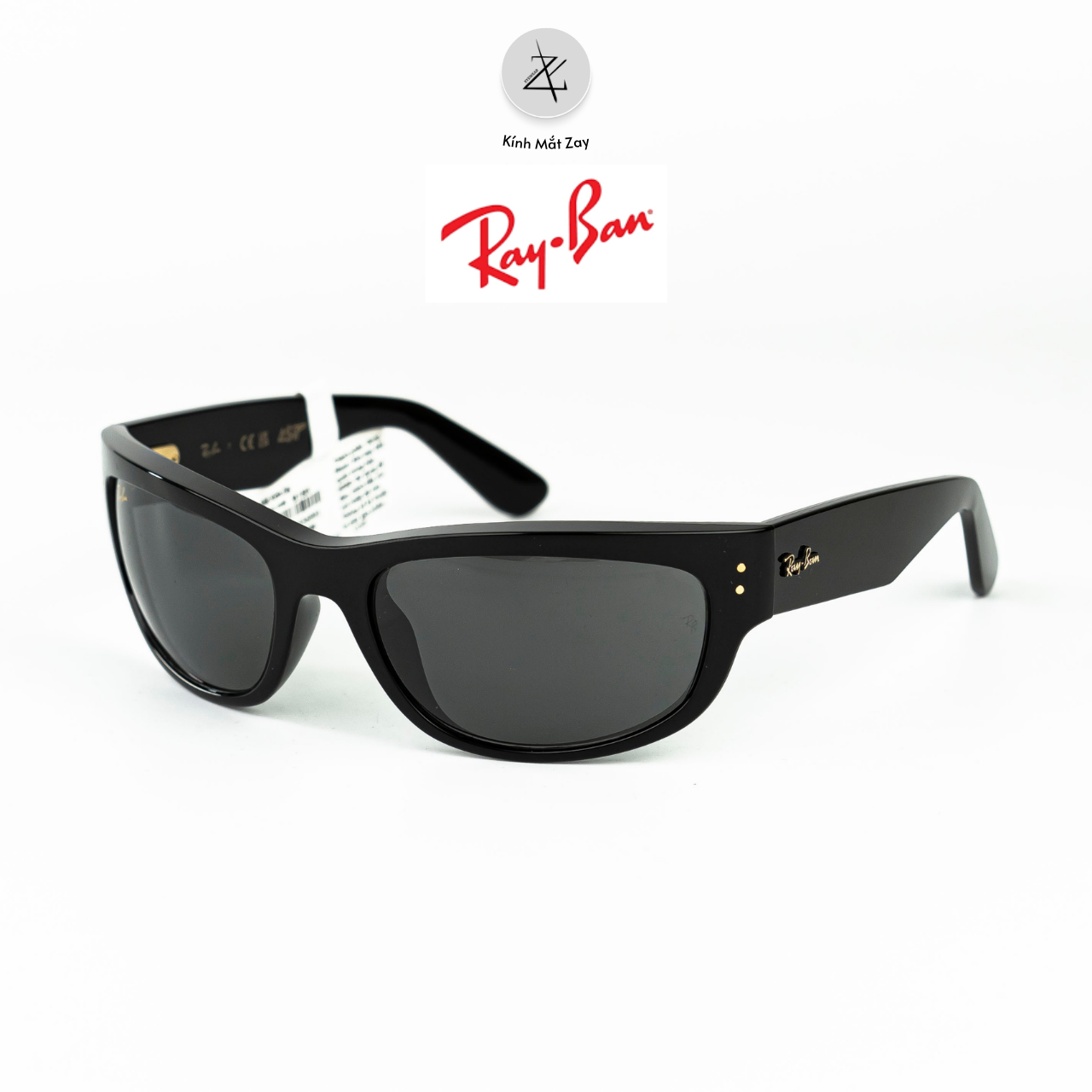 Kính mát RayBan x ASAP Rocky Balorama 0RB2289 dáng chữ nhật nhựa Propionate chính hãng fullbox 