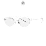  Gọng kính khoan Bolon BR1001 dáng mắt mèo titanium chính hãng fullbox 
