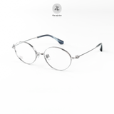  Gọng kính Zay Eyewear Vivienne Westwood V8003T dáng tròn Titanium phong cách Hàn Quốc 