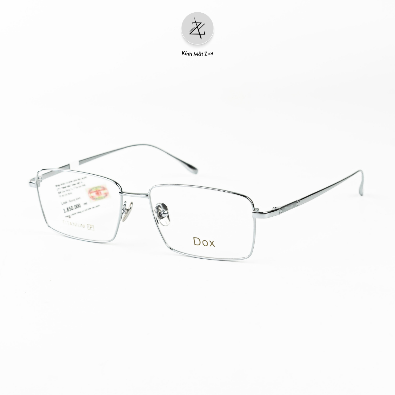  Gọng kính Dox 8505 dáng chữ nhật Titanium chính hãng 