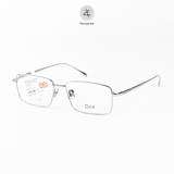 Gọng kính Dox 8505 dáng chữ nhật Titanium chính hãng