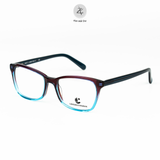  Gọng kính Zay Eyewear W019 dáng vuông nhựa acetate phong cách Hàn Quốc 