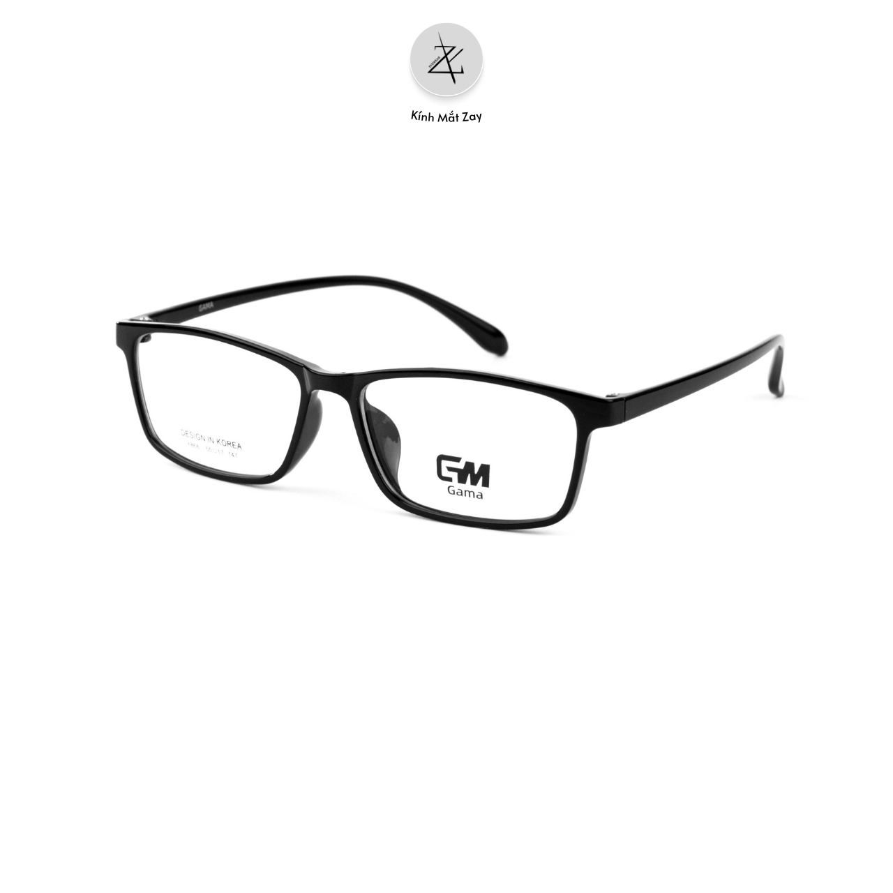 Gọng kính GAMA 6868 dáng chữ nhật nhựa TR90 chính hãng 